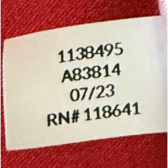 Lane Bryant Women’s Red Flutter Sleeve Midi Dress V-Neck Fit & Flare Holiday 20 - Picture 8 of 12